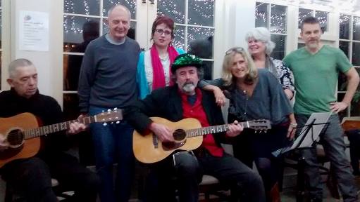 Fun at the Green Man with Chris, Chris, Monica, CJM, Lisa, Jayne & Dave - 20/12/15 - Photo: Monica Ross