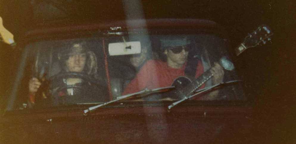 Jamming in my car with Eagu back in 1977