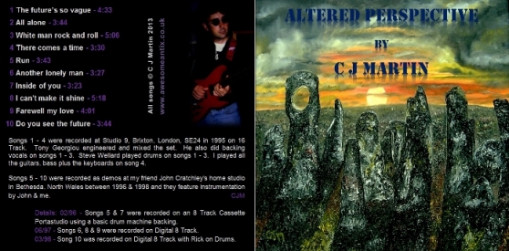 Click to view a larger image of the Altered Perspective CD cover artwork