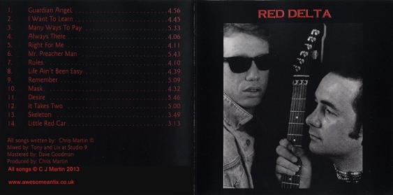 Click to view a larger image of the Red Delta 3 CD cover artwork