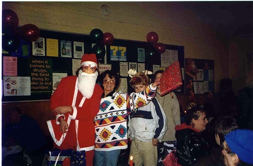 I even got to be Santa on Christmas Day 2001