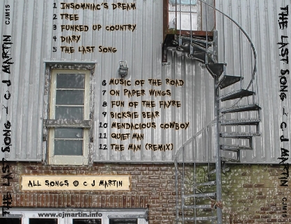 Click to view a larger image of The Last Song CD tray rear artwork