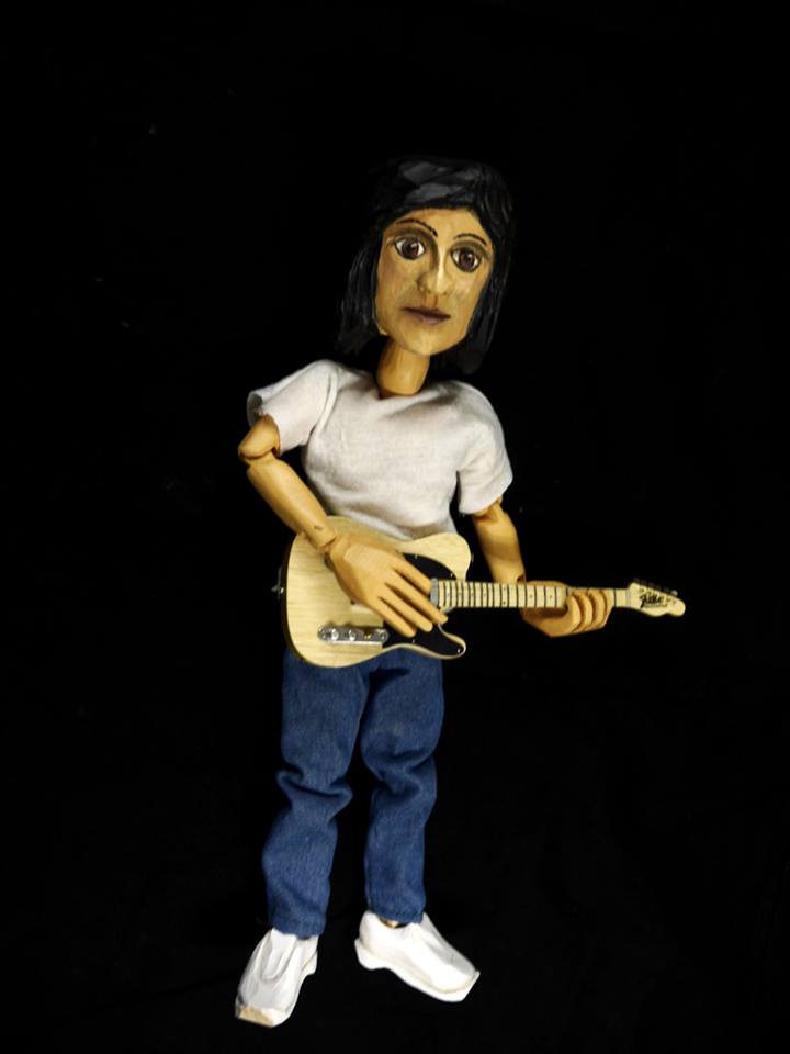 Tony Sinnett built the puppet as a representation of me when I was 18